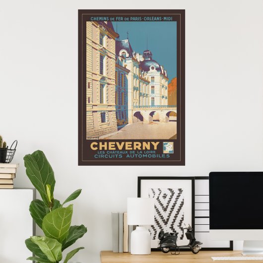 Cheverny Poster (Thuiskantoor)