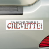 Chevette Bumpersticker (Op auto)