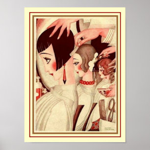 "Cheveux Courts" 12 x 16 deco Print -Gerda Wegener