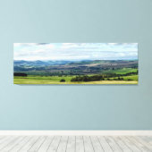 Cheviot Hills Northumberland Panorama Canvas Afdruk (Insitu (Houten vloer))