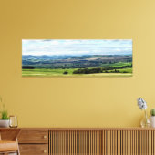 Cheviot Hills Northumberland Panorama Canvas Afdruk (Insitu (Woonkamer))