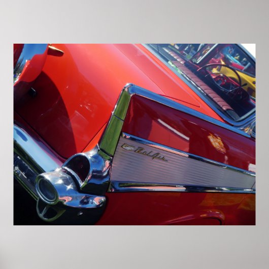 Chevrol** Belair, 1957 Poster (Voorkant)