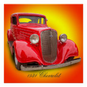CHEVROLET 1934 POSTER (Voorkant)