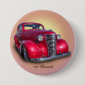 CHEVROLET 1938 RONDE BUTTON 7,6 CM (Voorkant)