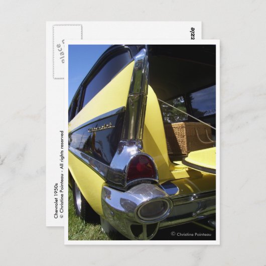 Chevrolet 1950 briefkaart (Voorkant / Achterkant)