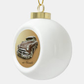CHEVROLET 1951 KERAMISCHE BAL ORNAMENT (Rechts)