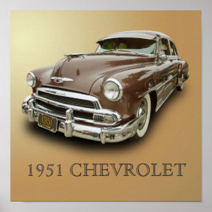 CHEVROLET 1951 POSTER