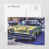 CHEVROLET 1957 BRIEFKAART (Voorkant / Achterkant)