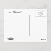 CHEVROLET 1957 BRIEFKAART (Achterkant)