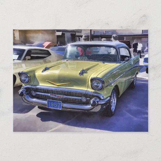 CHEVROLET 1957 BRIEFKAART (Voorkant)