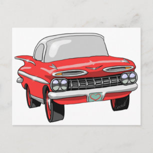 Chevrolet 1959 briefkaart