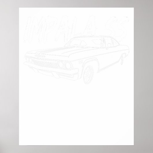Chevrolet 1965 Impala ss 1 Poster (Voorkant)
