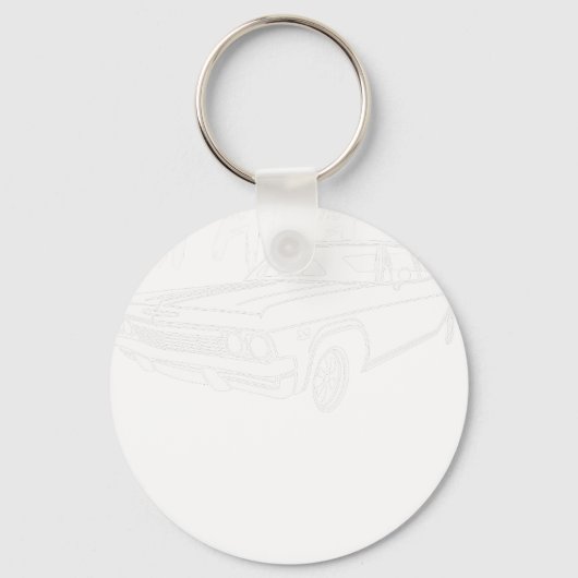Chevrolet 1965 Impala ss 1 Sleutelhanger (Voorkant)