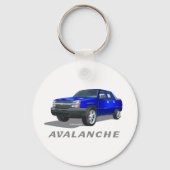 Chevrolet Avalanche Blue Sleutelhanger (Voorkant)