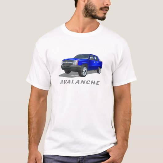 Chevrolet Avalanche Blue T-shirt (Voorkant)
