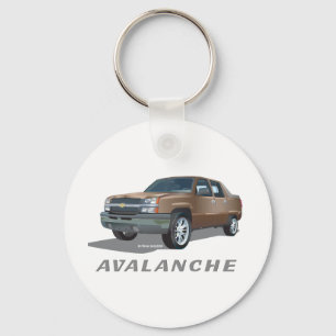 Chevrolet Avalanche Gold Sleutelhanger