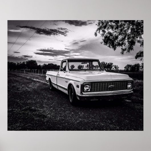 Chevrolet C10 Chevy Pickup Truck Poster (Voorkant)