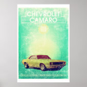 Chevrolet Camaro 1965 Poster (Voorkant)