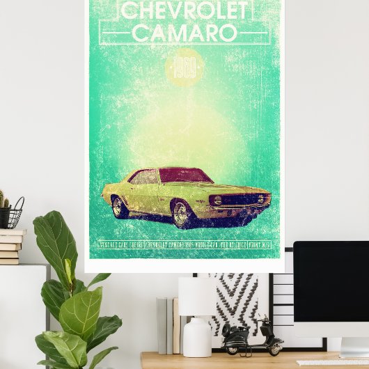 Chevrolet Camaro 1965 Poster (Thuiskantoor)