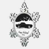 Chevrolet Camaro Rolling Shot Tin Sneeuwvlok Ornament (Rechts)