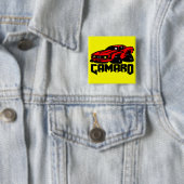 Chevrolet Camaro SS Vierkante Button 5,1 Cm (In situ)