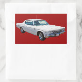 Chevrolet Caprice 427 Muscle Car Rechthoekige Sticker (Tas)