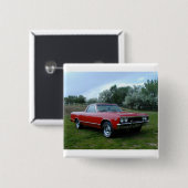 Chevrolet Chevelle El Camino 1967 Vierkante Button 5,1 Cm (Voorkant /achterkant)
