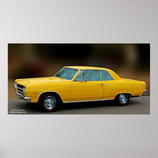 Chevrolet Chevelle SS327 1965 Poster (Voorkant)