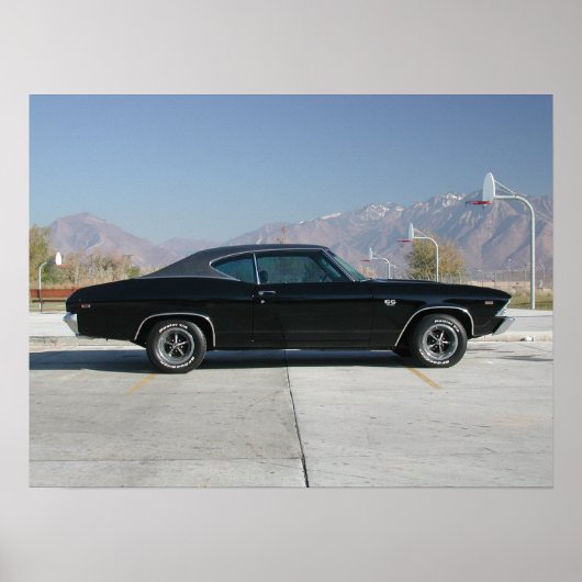 Chevrolet Chevelle SS 1969 Poster (Voorkant)