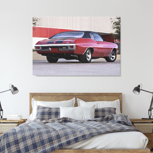 Chevrolet Chevelle SS 1970 Canvas Afdruk (Insitu (Slaapkamer))