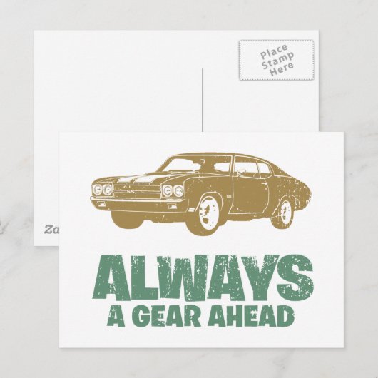 Chevrolet Chevelle SS 454 Briefkaart (Voorkant / Achterkant)