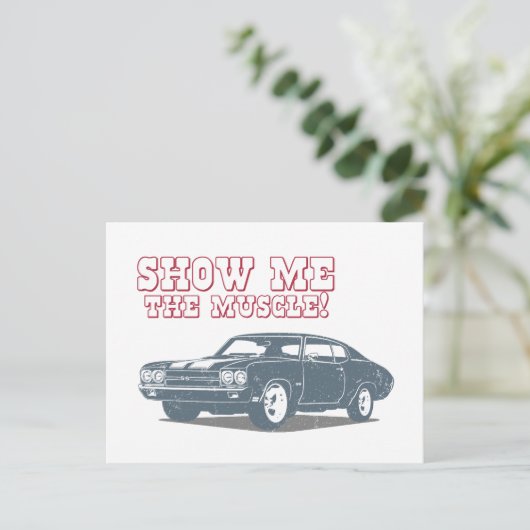 Chevrolet Chevelle SS 454 Briefkaart (Staand voorkant)