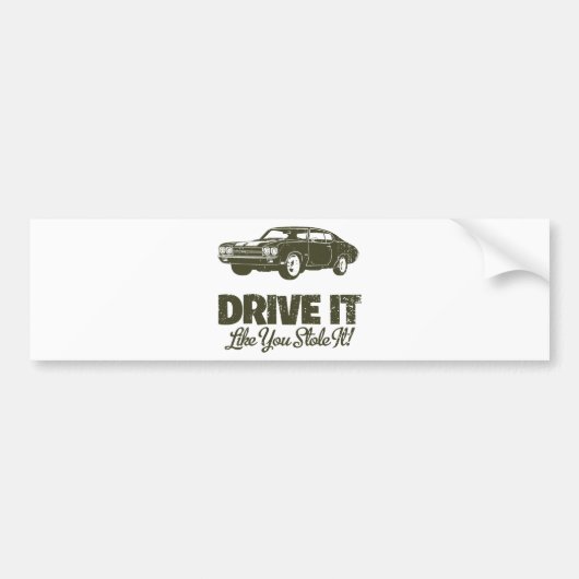 Chevrolet Chevelle SS 454 Bumpersticker (Voorkant)