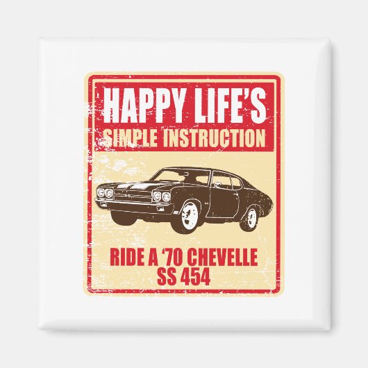 Chevrolet Chevelle SS 454 Magneet (Voorkant)