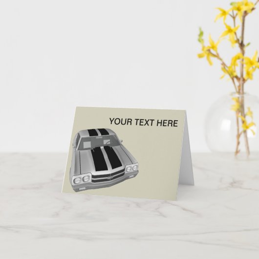 Chevrolet Chevelle SS Kaart (Gele Bloem)