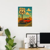 Chevrolet Chevelle SS - Route 66 Poster (Thuiskantoor)