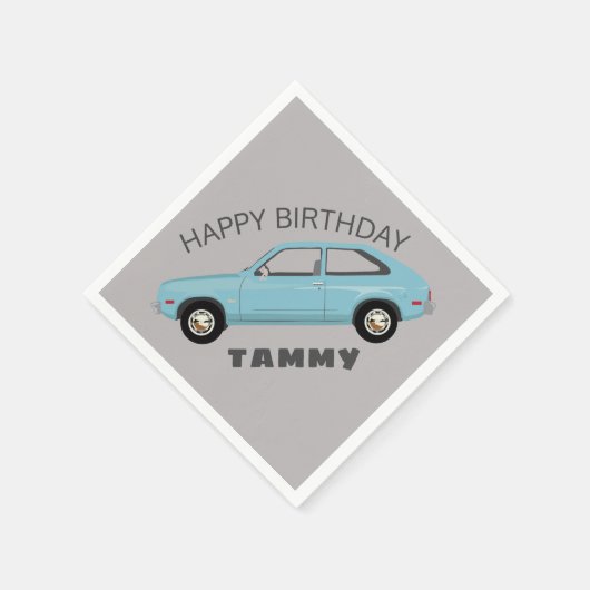 Chevrolet Chevette Vette retro klassieke auto Servet (Hoek)