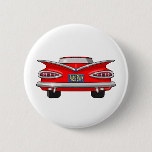 Chevrolet Chevy Impala pas in 1959 Ronde Button 5,7 Cm