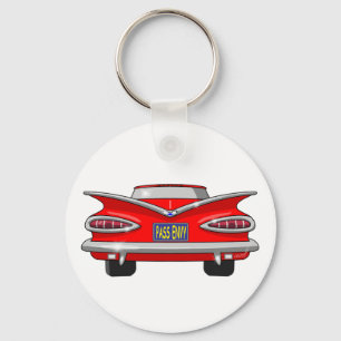 Chevrolet Chevy Impala pas in 1959 Sleutelhanger