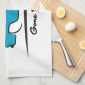 Chevrolet Corvair Greenbrier Gone Surfing Theedoek (Quarter Fold)