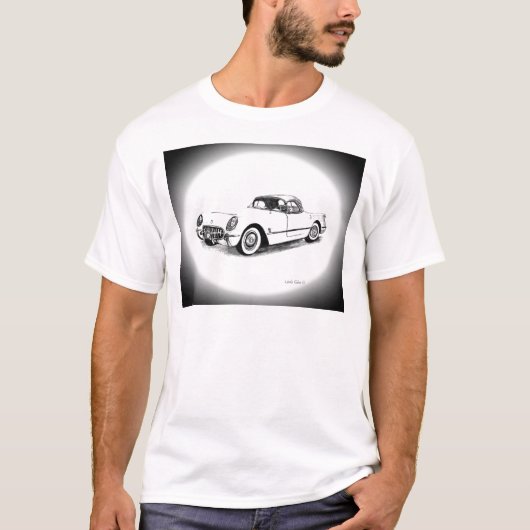 Chevrolet Corvette 1954 T-shirt (Voorkant)