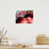 Chevrolet Corvette 1957 Poster (Keuken)