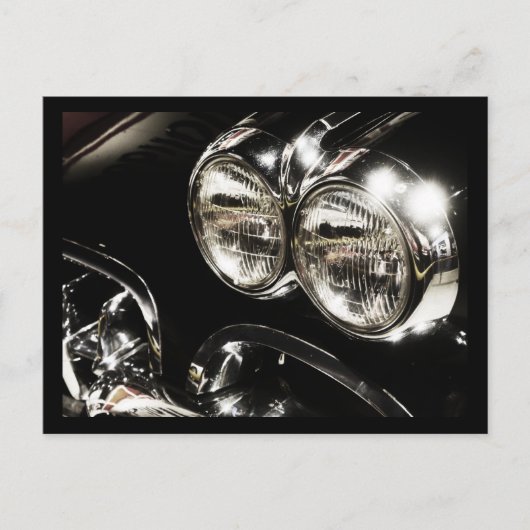 Chevrolet Corvette 1959 Briefkaart (Voorkant)