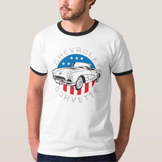 Chevrolet Corvette 1959 T-shirt (Voorkant)
