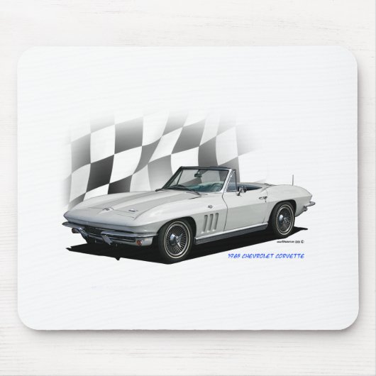 Chevrolet Corvette 1965 Muismat (Voorkant)