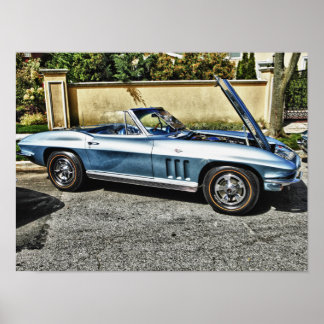Chevrolet Corvette 1966 Poster