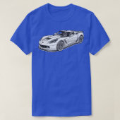 Chevrolet Corvette 3 T-shirt (Design voorkant)