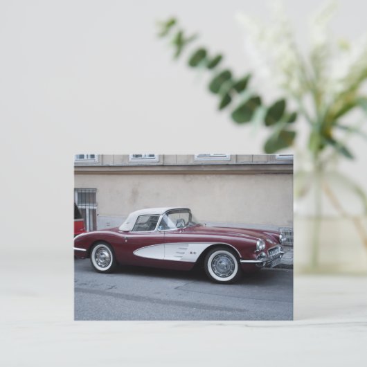 Chevrolet Corvette Briefkaart (Staand voorkant)