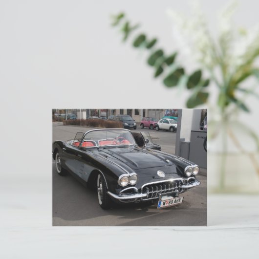 Chevrolet Corvette Briefkaart (Staand voorkant)