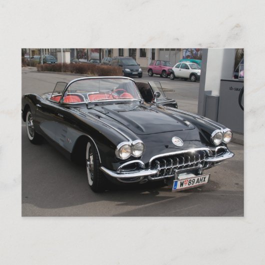 Chevrolet Corvette Briefkaart (Voorkant)